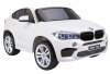 BMW X6M XXL dla 2 dzieci Biały SUV + Pilot + Ekoskóra